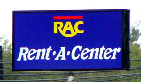 Rent on Lighted Signs