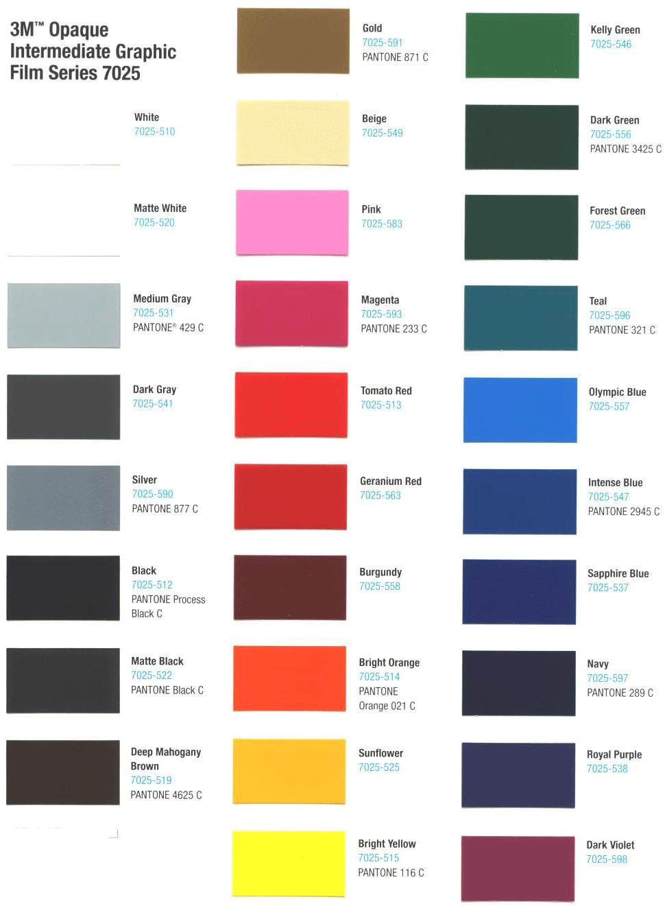 Vinyl Colors